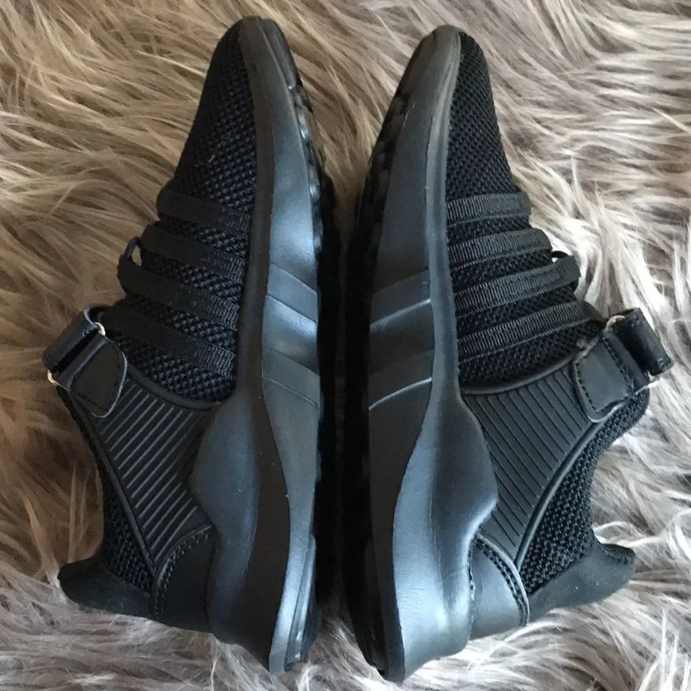 Kids athletic shoes sneakers unisex 1 Child BLACK